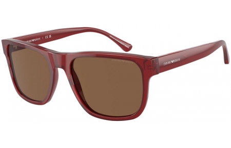 Gafas de Sol - Emporio Armani - EA4163 - 507573  TRANSPARENT BUGUNDY // DARK BROWN