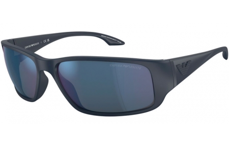 Gafas de Sol - Emporio Armani - EA4191U - 506555  RUBBER BLUE // BLUE MIRROR BLUE