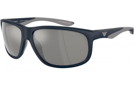 Gafas de Sol - Emporio Armani - EA4199U - 5088Z3  MATTE BLUE // GREY MIRROR SILVER POLARIZED