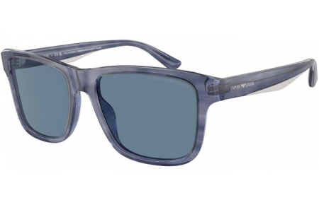 Gafas de Sol - Emporio Armani - EA4208 - 605480  SHINY BLUE TOP SMOKE // DARK BLUE POLARIZED