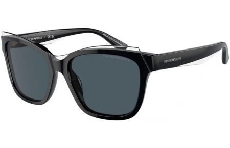 Gafas de Sol - Emporio Armani - EA4209 - 605187  SHINY BLACK TOP CRYSTAL // DARK GREY