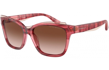 Gafas de Sol - Emporio Armani - EA4209 - 605713  SHINY BURGUNDY TOP LIGHT BROWN // DARK BROWN