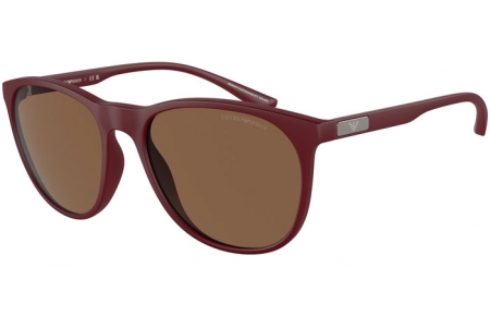 Gafas de Sol - Emporio Armani - EA4210 - 526173  MATTE BURGUNDY // DARK BROWN