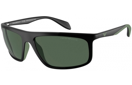 Gafas de Sol - Emporio Armani - EA4212U - 500171  MATTE BLACK RUBBER GREEN // DARK GREEN