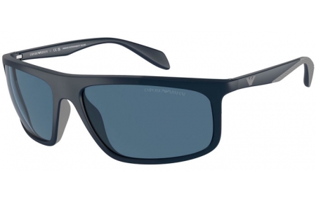 Gafas de Sol - Emporio Armani - EA4212U - 508880  MATTE BLUE RUBBER GREY // DARK BLUE