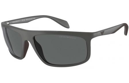 Gafas de Sol - Emporio Armani - EA4212U - 512687  MATTE GREY RUBBER BROWN // DARK GREY