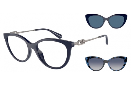 Gafas de Sol - Emporio Armani - EA4213U - 51451W  SHINY BLUE // CLEAR