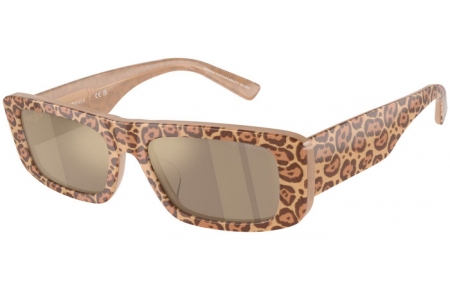 Gafas de Sol - Emporio Armani - EA4229U - 61195A  LEOPARD // BROWN MIRROR GOLD