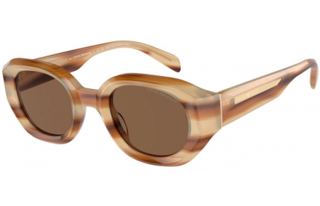 Gafas de Sol - Emporio Armani - EA4230U - 615073 SHINY STRIPED LIGHT BROWN // DARK BROWN