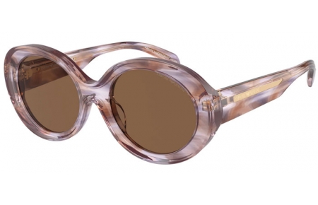 Gafas de Sol - Emporio Armani - EA4231U - 615673  STRIPED BROWN // DARK BROWN