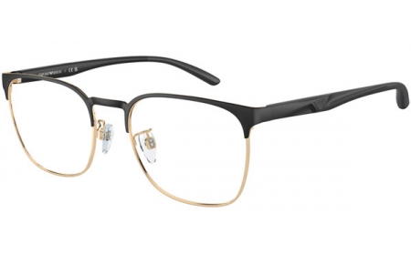 Monturas - Emporio Armani - EA1135D - 3375  MATTE BLACK PALE GOLD