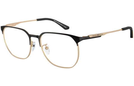 Monturas - Emporio Armani - EA1158D - 3002  MATTE BLACK PALE GOLD