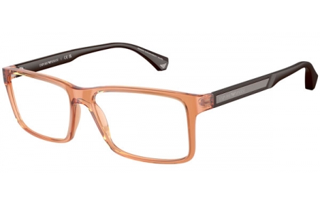 Monturas - Emporio Armani - EA3038 - 5044  SHINY TRANSPARENT BROWN