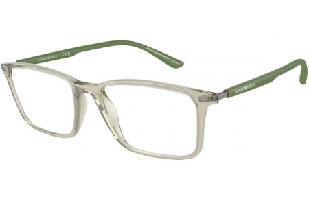 Monturas - Emporio Armani - EA3237 - 6107 SHINY TRANSPARENT GREEN