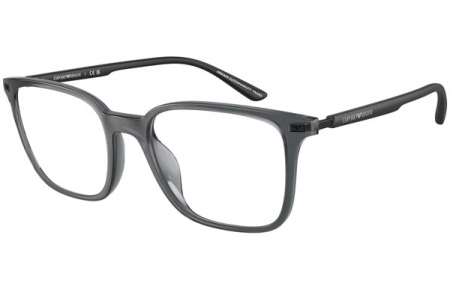 Monturas - Emporio Armani - EA3242U - 6106  SHINY TRANSPARENT BLACK