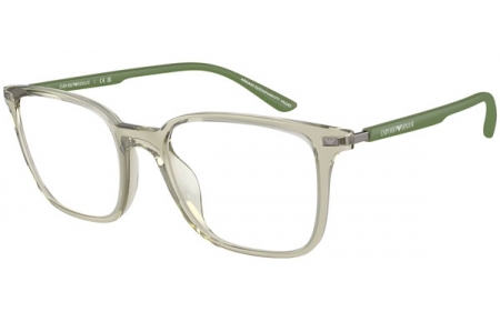 Monturas - Emporio Armani - EA3242U - 6107  SHINY TRANSPARENT GREEN