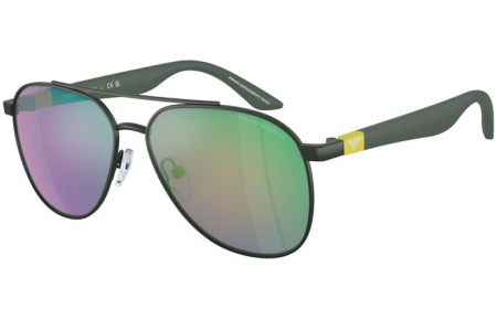 Gafas Junior - Emporio Armani Junior - EK2001 - 30173R  MATTE GREEN // GREY MIRROR GREEN