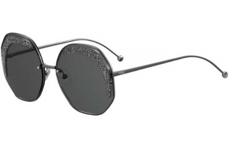 Gafas de Sol - Fendi - FF 0358/S - KB7 (IR) DARK RUTHENIUM // GREY