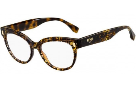 Lunettes de vue - Fendi - FF 0464 - 2VM HAVANA PATTERNED