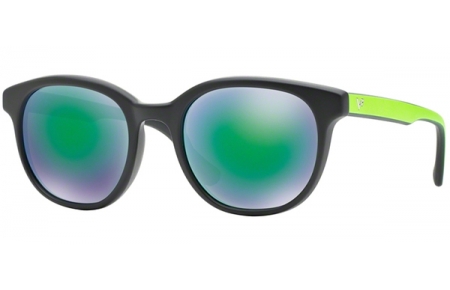 Gafas de Sol - Vogue eyewear - VO2730S - W44/3R  MATTE BLACK // LIGHT GREEN MIRROR GREEN