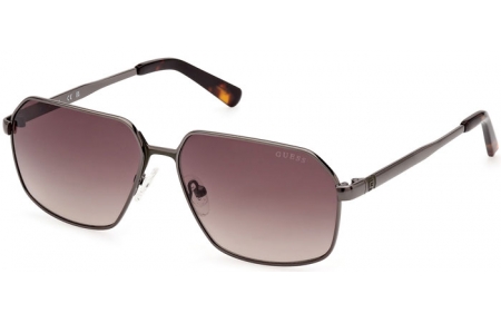 Gafas de Sol - Guess - GU00071 - 08F  SHINY ANTHRACITE // BROWN GRADIENT