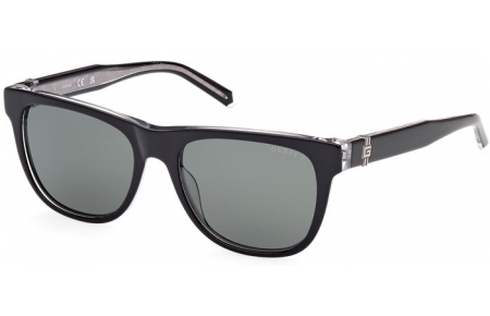 Gafas de Sol - Guess - GU00075 - 01R  SHINY BLACK // GREEN POLARIZED