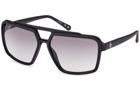 Gafas de Sol - Guess - GU00076 - 02B  MATTE BLACK // GREY GRADIENT