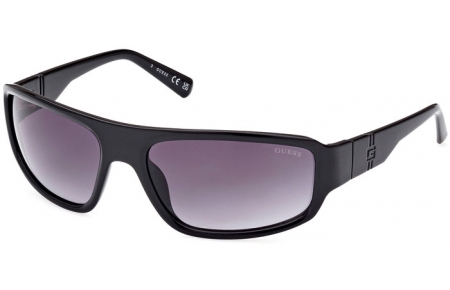 Gafas de Sol - Guess - GU00080 - 01B  SHINY BLACK // GREY GRADIENT