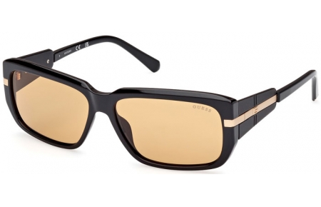 Gafas de Sol - Guess - GU00090 - 01E  SHINY BLACK // LIGHT BROWN