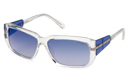 Gafas de Sol - Guess - GU00090 - 27X  CRYSTAL // BLUE GRADIENT MIRROR