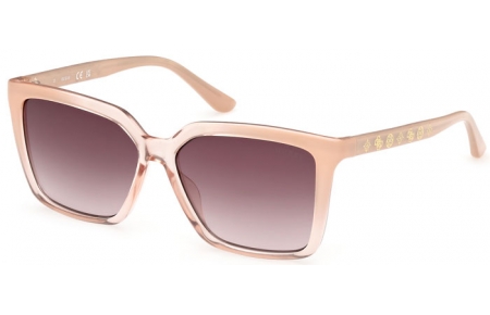 Gafas de Sol - Guess - GU00099 - 25F  SHINY IVORY // BROWN GRADIENT