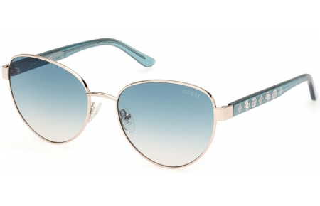 Gafas de Sol - Guess - GU00101 - 32P  SHINY PALE GOLD // BLUE GRADIENT