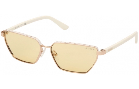 Gafas de Sol - Guess - GU00106 - 21E  SHINY ROSE GOLD // LIGHT BROWN