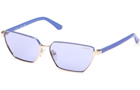 Gafas de Sol - Guess - GU00106 - 92V  SHINY PALE GOLD // LIGHT BLUE