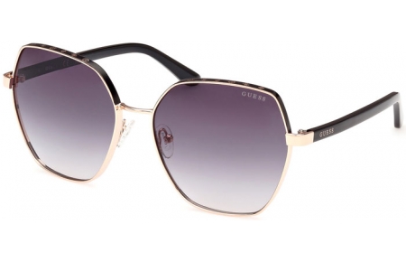 Lunettes de soleil - Guess - GU00108 - 05B  SHINY ROSE GOLD // GREY GRADIENT