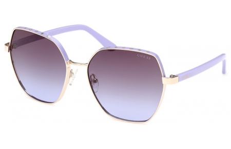 Gafas de Sol - Guess - GU00108 - 92W  SHINY PALE GOLD // DARK BLUE GRADIENT