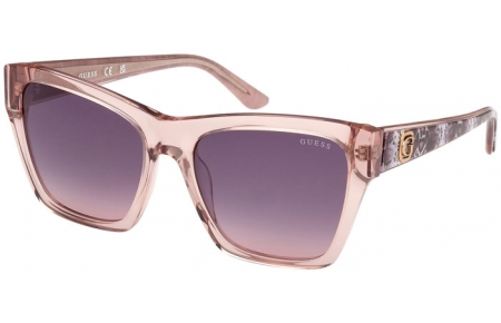 Gafas de Sol - Guess - GU00113 - 57Z  SHINY BEIGE // DARK VIOLET GRADIENT