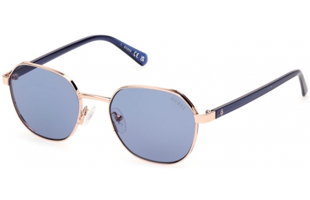 Gafas de Sol - Guess - GU00116 - 28V  SHINY ROSE GOLD // BLUE