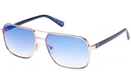 Gafas de Sol - Guess - GU00119 - 28X  SHINY ROSE GOLD // BLUE GRADIENT MIRROR