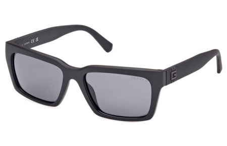 Gafas de Sol - Guess - GU00121 - 02D  MATTE BLACK // GREY POLARIZED