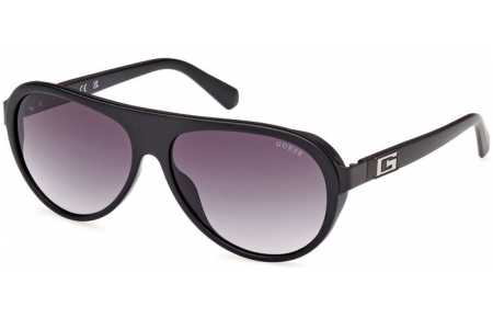 Gafas de Sol - Guess - GU00125 - 02B  MATTE BLACK // GREY GRADIENT