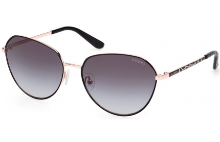 Gafas de Sol - Guess - GU00148 - 02B  MATTE BLACK // GREY GRADIENT