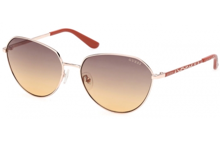 Gafas de Sol - Guess - GU00148 - 32F  SHINY PALE GOLD // BROWN GRADIENT