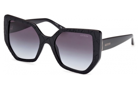 Gafas de Sol - Guess - GU00153 - 02B  MATTE BLACK // GREY GRADIENT