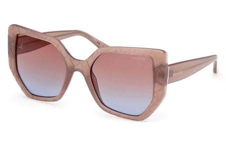 Gafas de Sol - Guess - GU00153 - 57F  SHINY BEIGE // BROWN GRADIENT