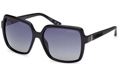 Gafas de Sol - Guess - GU00157 - 01D  SHINY BLACK // GREY GRADIENT POLARIZED