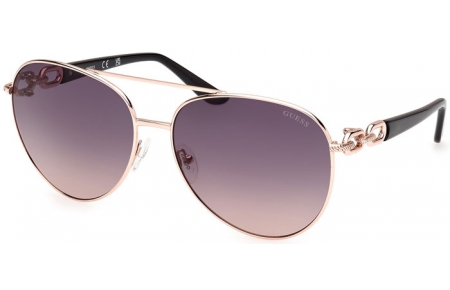 Gafas de Sol - Guess - GU00158 - 28B  SHINY ROSE GOLD // GREY GRADIENT