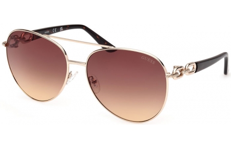 Gafas de Sol - Guess - GU00158 - 33F  SHINY PALE GOLD // BROWN GRADIENT