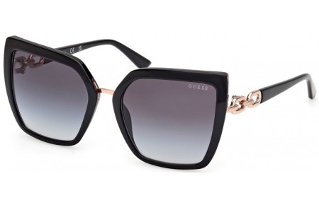 Gafas de Sol - Guess - GU00160 - 01B  SHINY BLACK // GREY GRADIENT