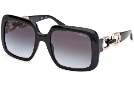 Gafas de Sol - Guess - GU00161 - 01B  SHINY BLACK // GREY GRADIENT